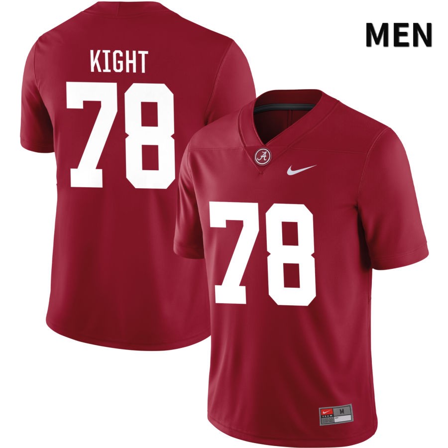 Alabama Crimson Tide Men's Amari Kight #78 NIL Crimson 2022 NCAA Authentic Stitched College Football Jersey SU16H27PM